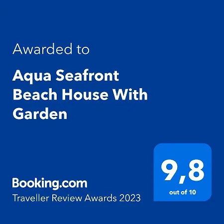 Aqua Seafront Corfu House With Garden *