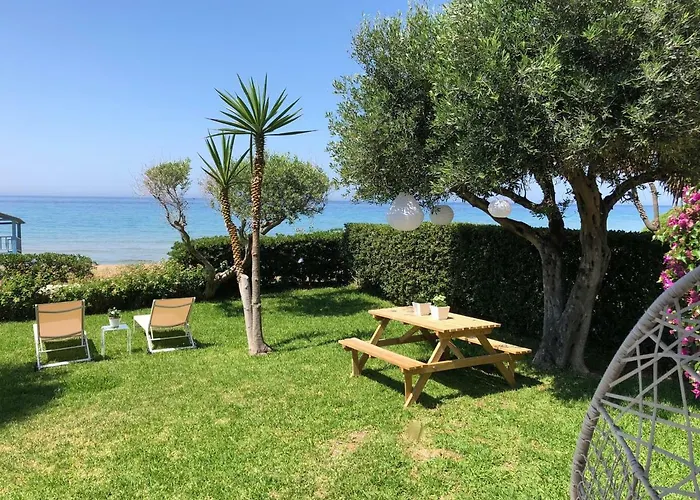 Aqua Seafront Corfu House With Garden *