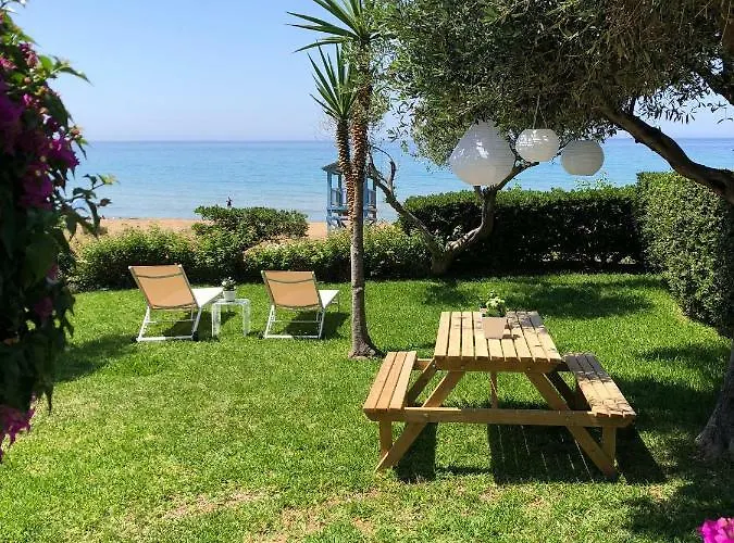 Aqua Seafront Corfu House With Garden